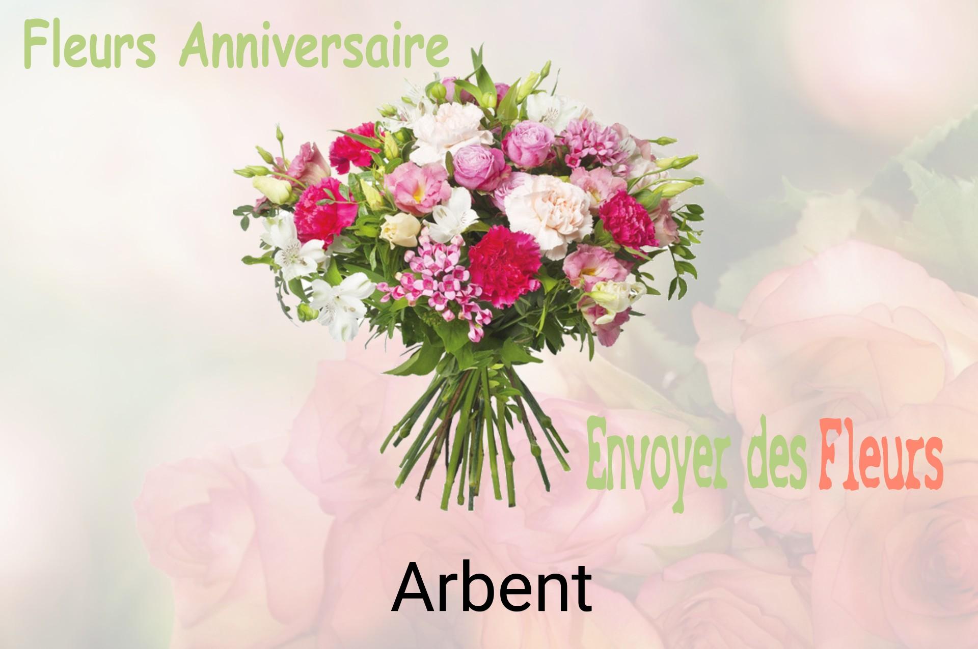 Bouquet de fleurs d’anniversaire livré à Arbent